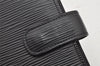 Authentic Louis Vuitton Epi Agenda MM Notebook Cover Black R20202 LV 1013K