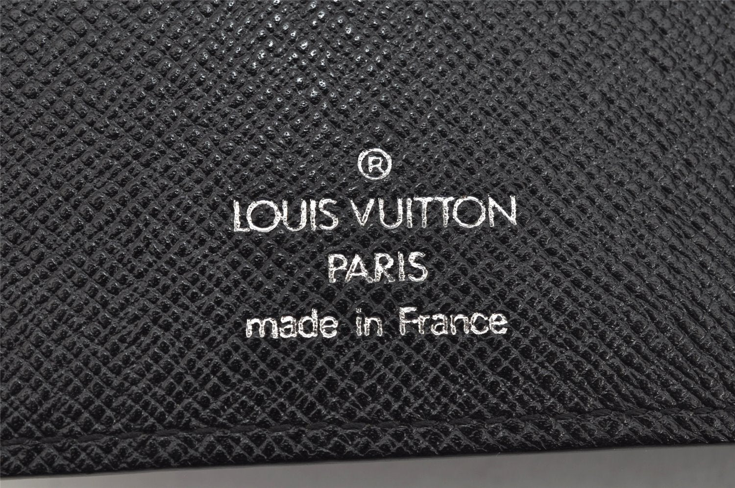 Authentic Louis Vuitton Epi Agenda MM Notebook Cover Black R20202 LV 1013K