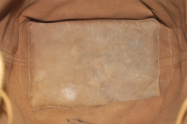 Authentic Louis Vuitton Monogram Noe Shoulder Drawstring Bag M42224 LV 1014I