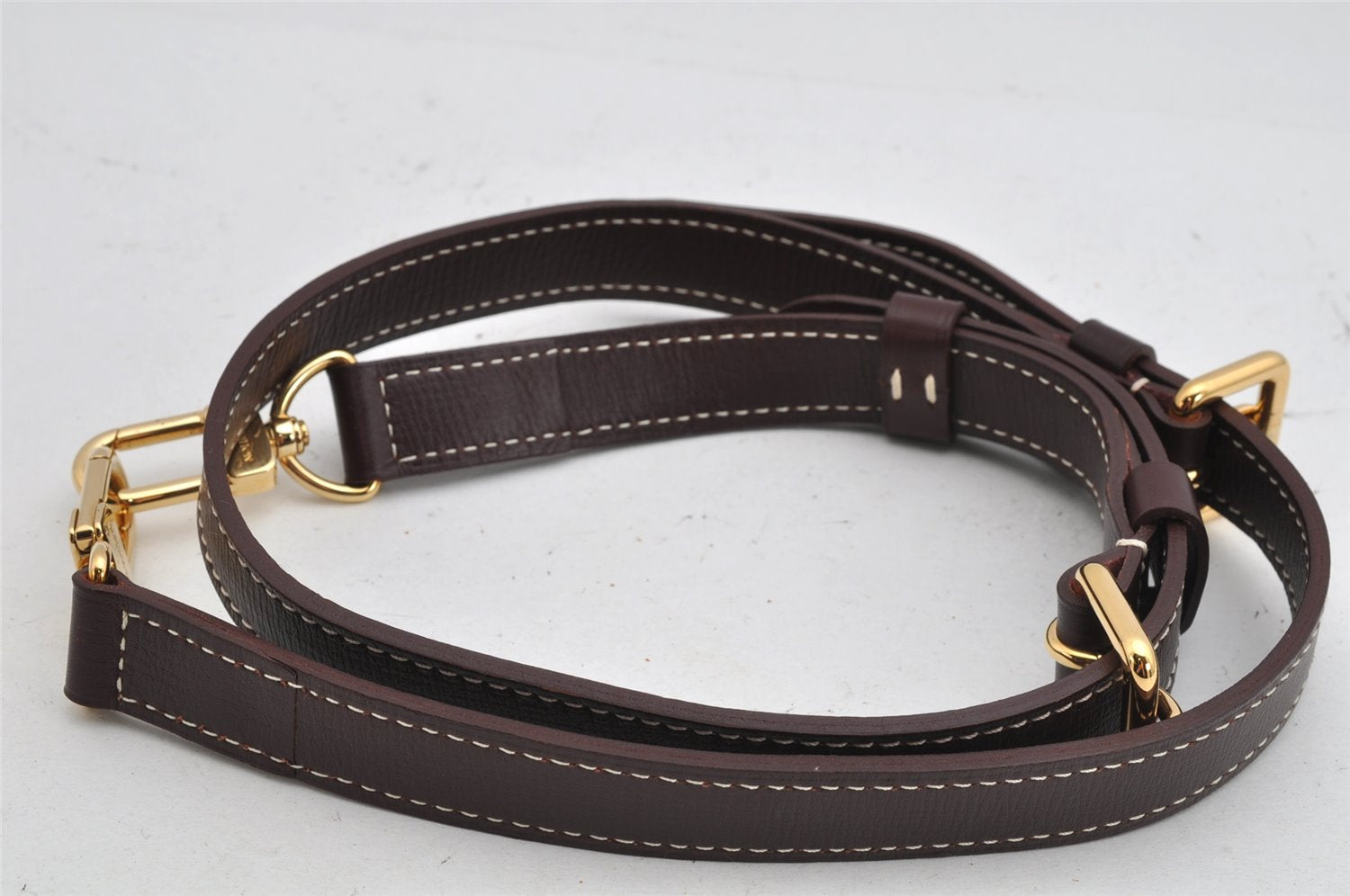 Authentic Louis Vuitton Leather Shoulder Strap Brown 37.6-42.1