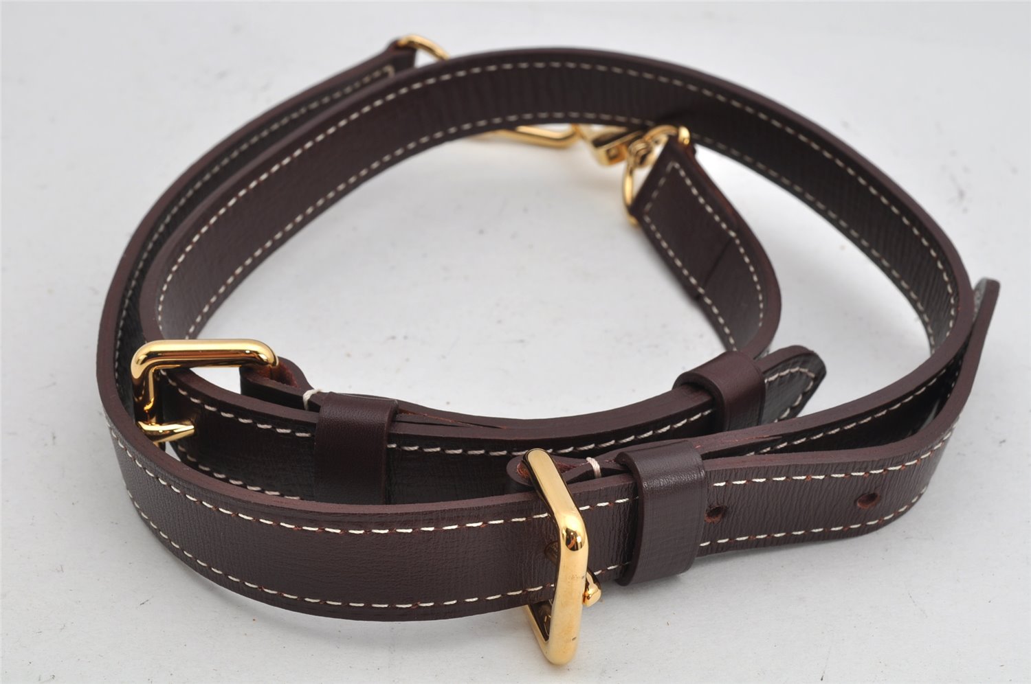 Authentic Louis Vuitton Leather Shoulder Strap Brown 37.6-42.1