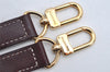 Authentic Louis Vuitton Leather Shoulder Strap Brown 37.6-42.1" LV 1014K