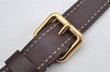 Authentic Louis Vuitton Leather Shoulder Strap Brown 37.6-42.1" LV 1014K