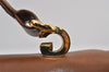 Authentic Vintage GUCCI Shoulder Hand Bag Purse Leather Brown 1015J