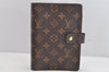 Authentic Louis Vuitton Monogram Agenda MM Notebook Cover R20004 LV 1016K