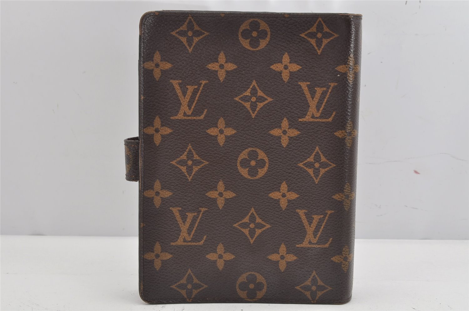 Authentic Louis Vuitton Monogram Agenda MM Notebook Cover R20004 LV 1016K