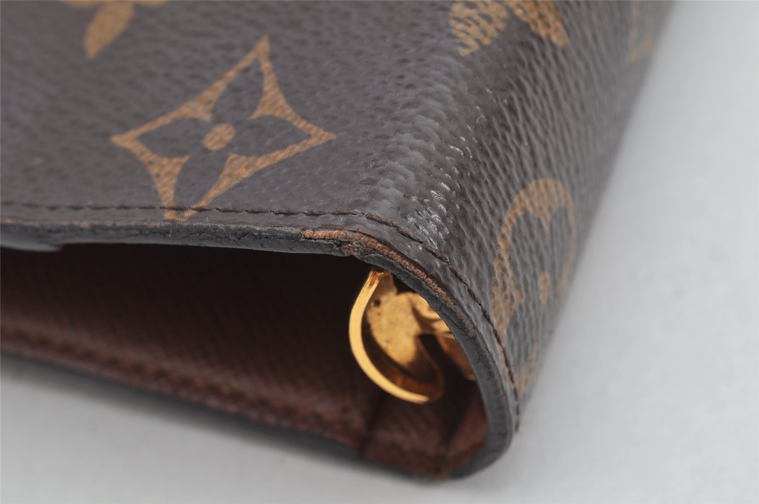 Authentic Louis Vuitton Monogram Agenda MM Notebook Cover R20004 LV 1016K