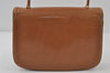 Authentic GUCCI Vintage Hand Bag Purse Leather Brown 1017J