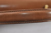 Authentic GUCCI Vintage Hand Bag Purse Leather Brown 1017J