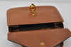 Authentic GUCCI Vintage Hand Bag Purse Leather Brown 1017J