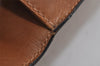 Authentic GUCCI Vintage Hand Bag Purse Leather Brown 1017J