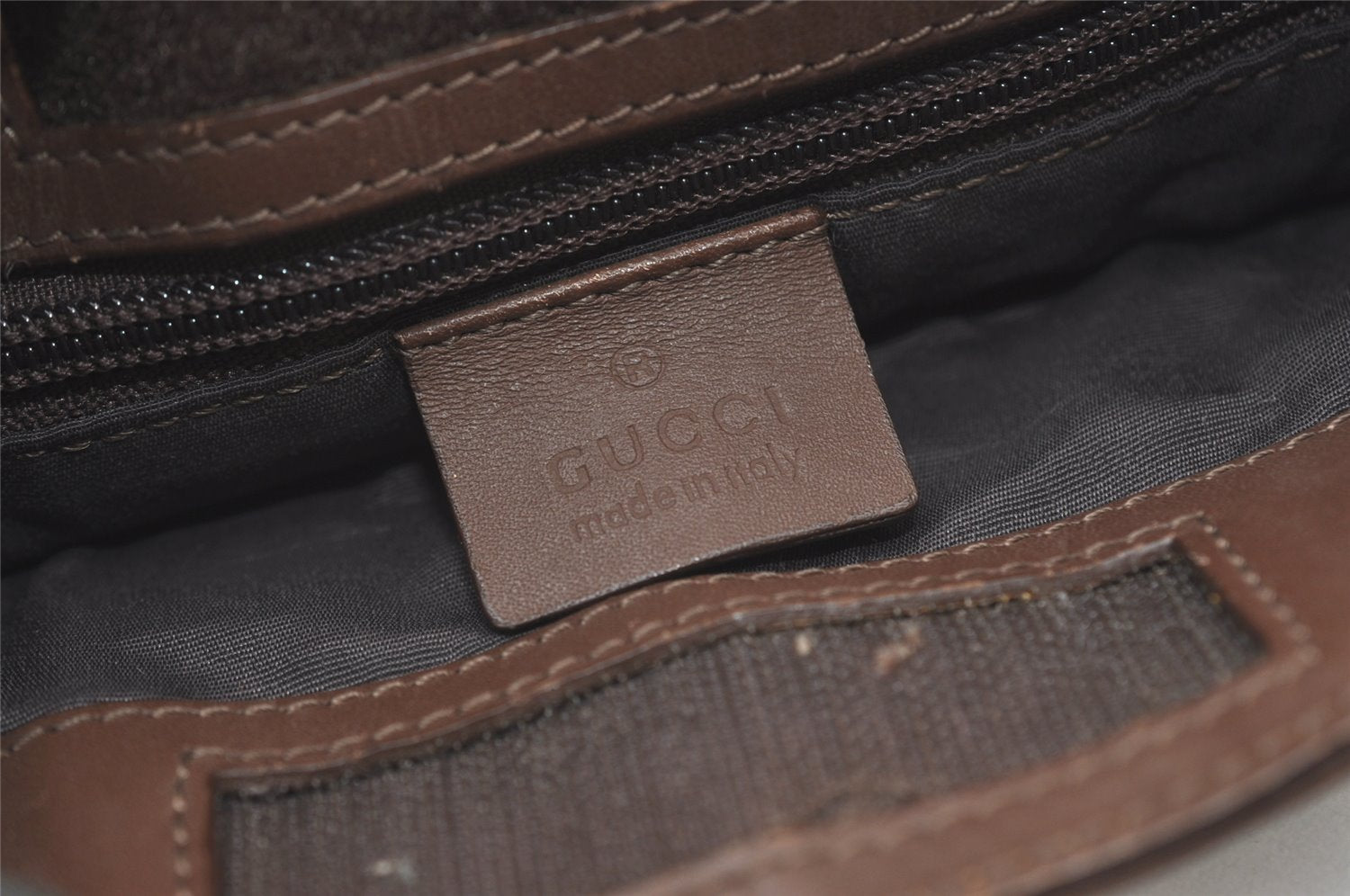 Authentic GUCCI Shoulder Cross Body Bag GG Canvas Leather 0190348 Brown 1018J