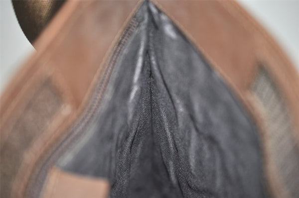 Authentic GUCCI Shoulder Cross Body Bag GG Canvas Leather 0190348 Brown 1018J