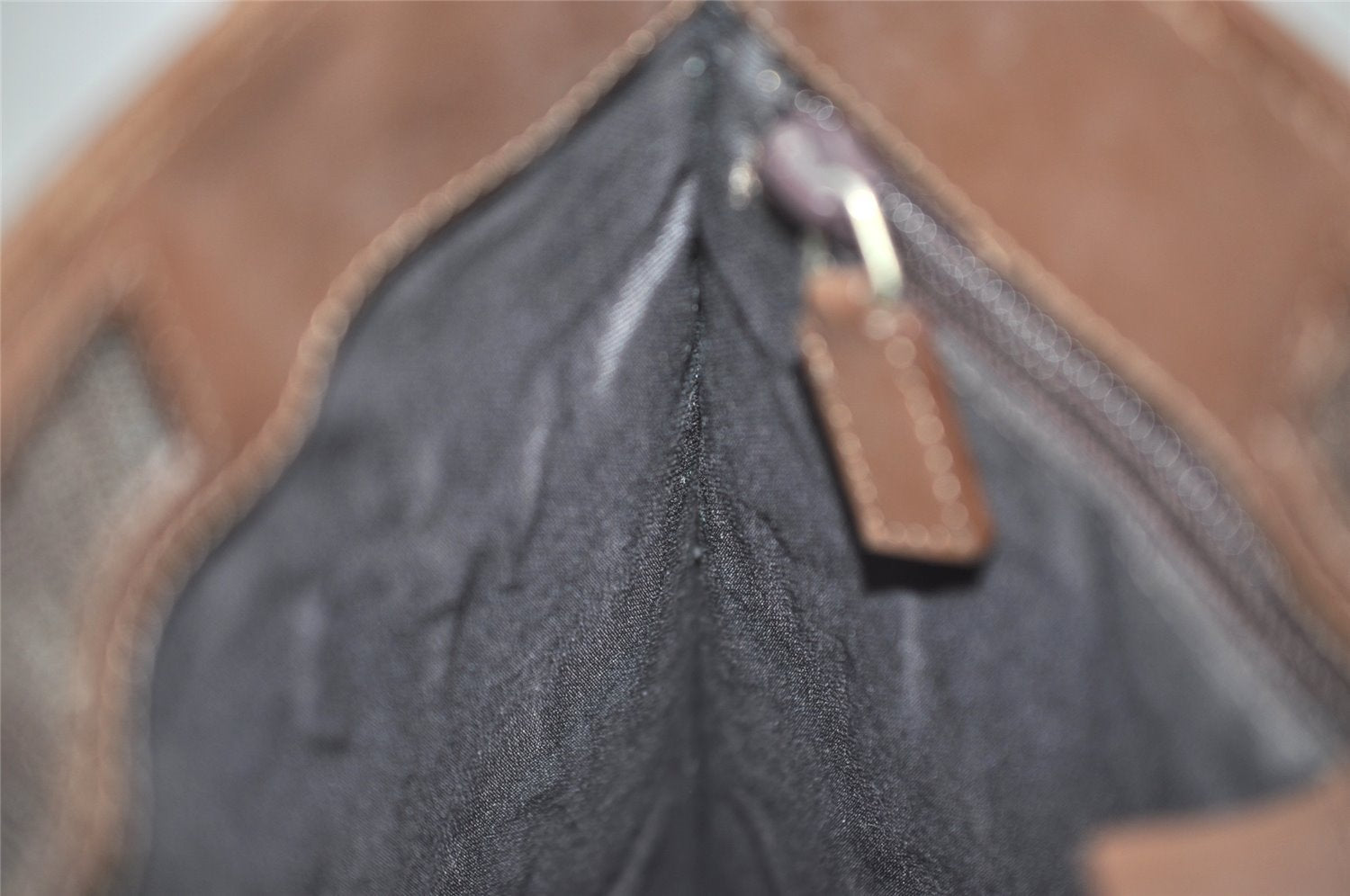 Authentic GUCCI Shoulder Cross Body Bag GG Canvas Leather 0190348 Brown 1018J