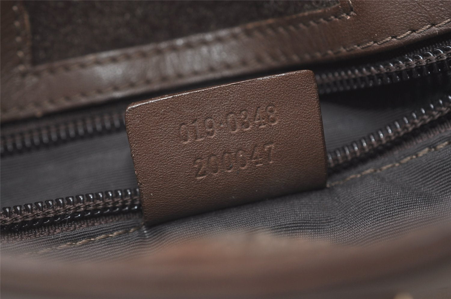 Authentic GUCCI Shoulder Cross Body Bag GG Canvas Leather 0190348 Brown 1018J