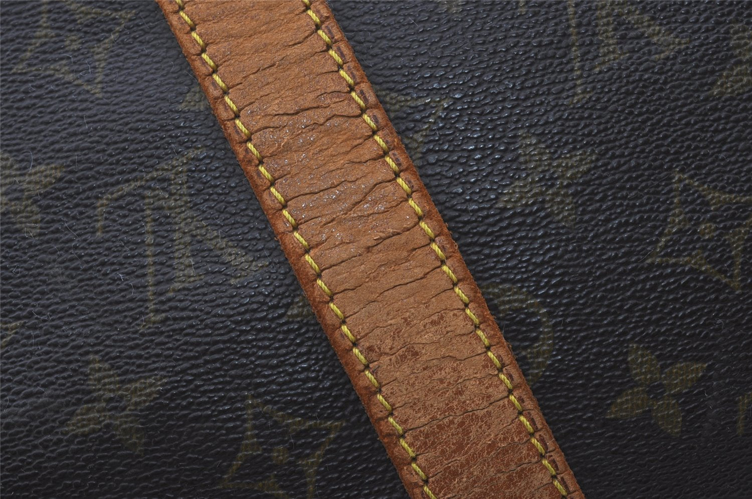 Auth Louis Vuitton Monogram Keepall Bandouliere 50 M41416 Boston Bag Junk 1020I