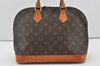 Authentic Louis Vuitton Monogram Alma Hand Bag Purse M51130 LV 1020J