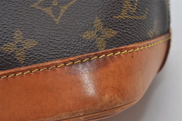 Authentic Louis Vuitton Monogram Alma Hand Bag Purse M51130 LV 1020J