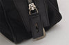 Authentic PRADA Vintage Nylon Leather Shoulder Hand Bag Black 1021K