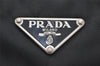 Authentic PRADA Vintage Nylon Leather Shoulder Hand Bag Black 1021K