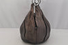 Authentic PRADA Vintage Leather Nappa Shoulder Hand Bag Brown 1023J