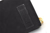 Authentic Salvatore Ferragamo Vara Ribbon Shoulder Bag Suede Leather Black 1023K