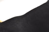 Authentic Salvatore Ferragamo Vara Ribbon Shoulder Bag Suede Leather Black 1023K