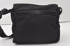 Authentic PRADA Nylon Tessuto Leather Shoulder Cross Body Bag Black Junk 1024J