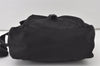 Authentic PRADA Nylon Tessuto Leather Shoulder Cross Body Bag Black Junk 1024J