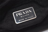 Authentic PRADA Nylon Tessuto Leather Shoulder Cross Body Bag Black Junk 1024J