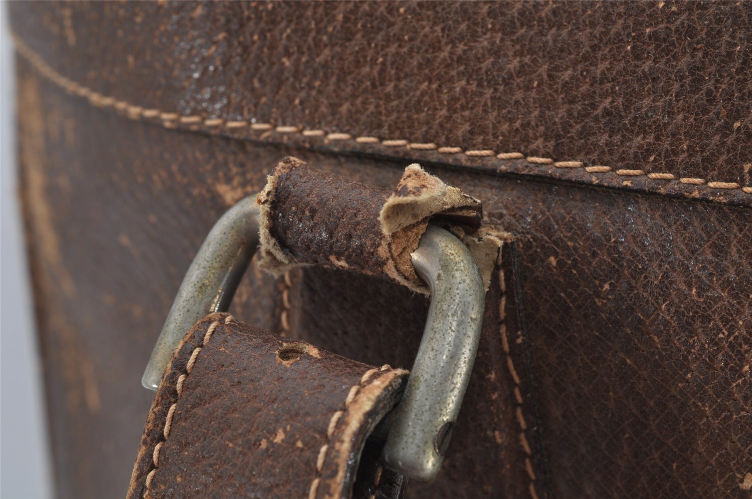 Authentic GUCCI GG Plus Shoulder Tote Bag Leather GG PVC Brown Junk 1024K