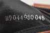 Authentic FENDI Pequin 2Way Hand Bag Purse PVC Leather Brown Black 1025I
