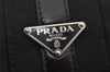 Authentic PRADA Nylon Tessuto Leather Shoulder Cross Body Bag Black Junk 1025J