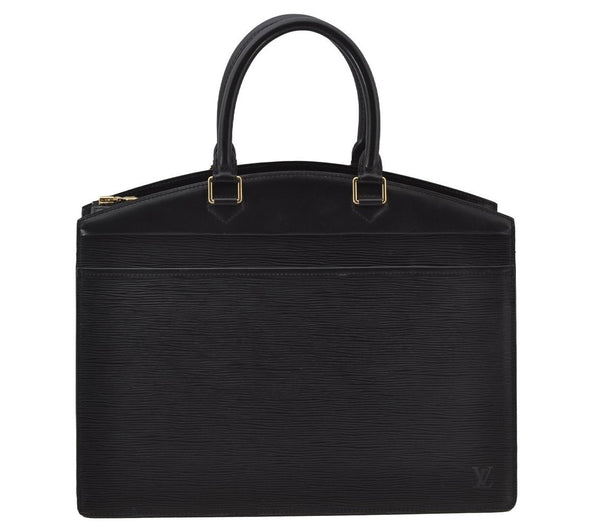 Authentic Louis Vuitton Epi Riviera Hand Bag Black M48182 LV Junk 1027J