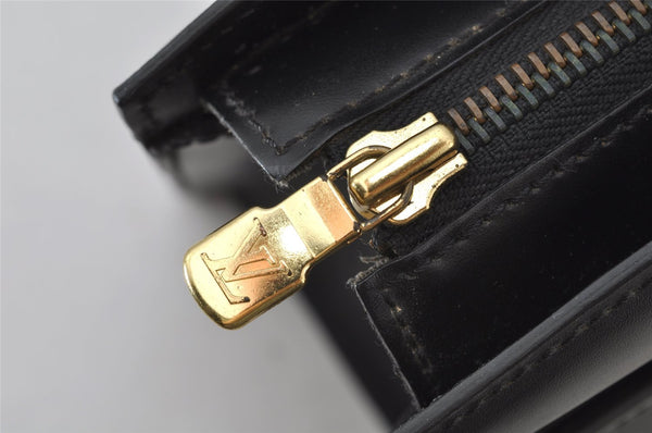 Authentic Louis Vuitton Epi Riviera Hand Bag Black M48182 LV Junk 1027J