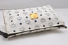 Authentic MCM Vintage Leather Clutch Hand Bag Purse White 1027K