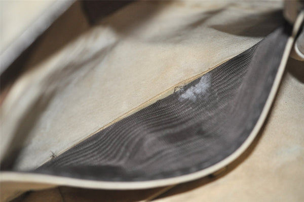 Authentic GUCCI Double G Vintage Shoulder Tote Bag Leather 251826 Brown 1028K