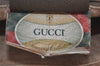 Authentic GUCCI Vintage Clutch Hand Bag Purse GG PVC Leather Brown 1029I