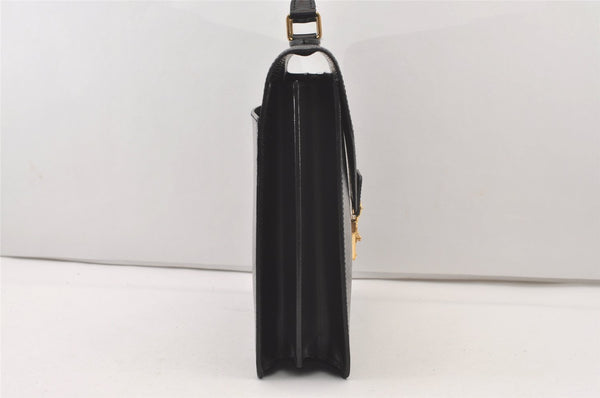 Authentic Louis Vuitton Epi Serviette Conseiller Briefcase Black M54422 LV 1029J