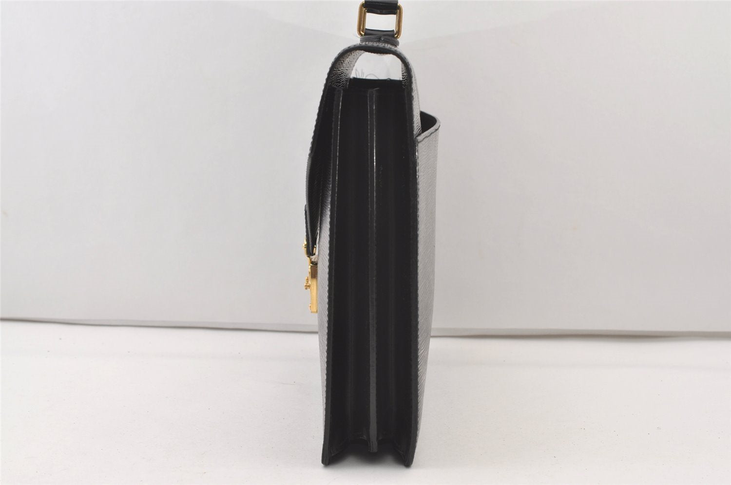 Authentic Louis Vuitton Epi Serviette Conseiller Briefcase Black M54422 LV 1029J
