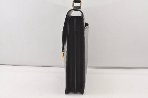 Authentic Louis Vuitton Epi Serviette Conseiller Briefcase Black M54422 LV 1029J