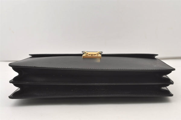 Authentic Louis Vuitton Epi Serviette Conseiller Briefcase Black M54422 LV 1029J