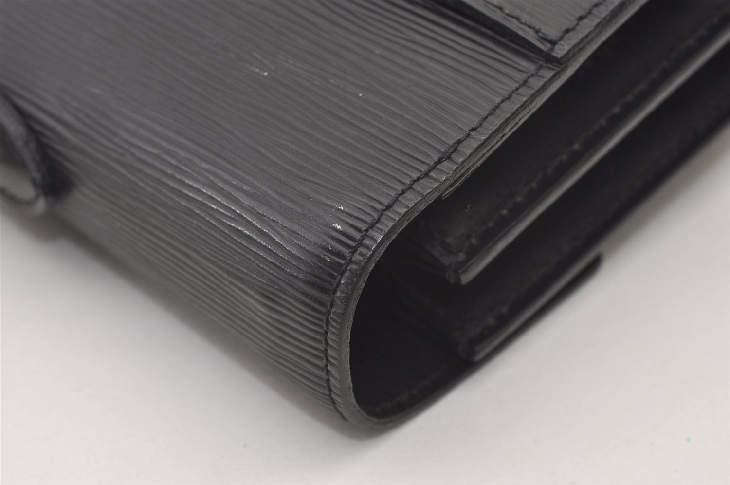 Authentic Louis Vuitton Epi Serviette Conseiller Briefcase Black M54422 LV 1029J