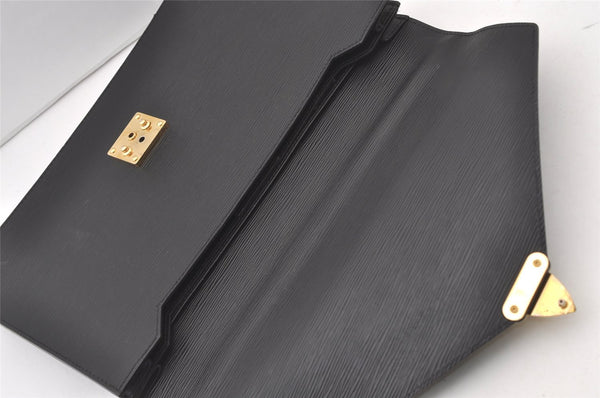 Authentic Louis Vuitton Epi Serviette Conseiller Briefcase Black M54422 LV 1029J