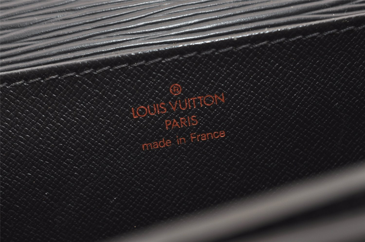 Authentic Louis Vuitton Epi Serviette Conseiller Briefcase Black M54422 LV 1029J