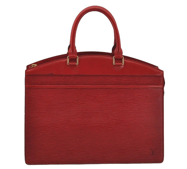 Authentic Louis Vuitton Epi Riviera Hand Bag Red M48187 LV Junk 1030J