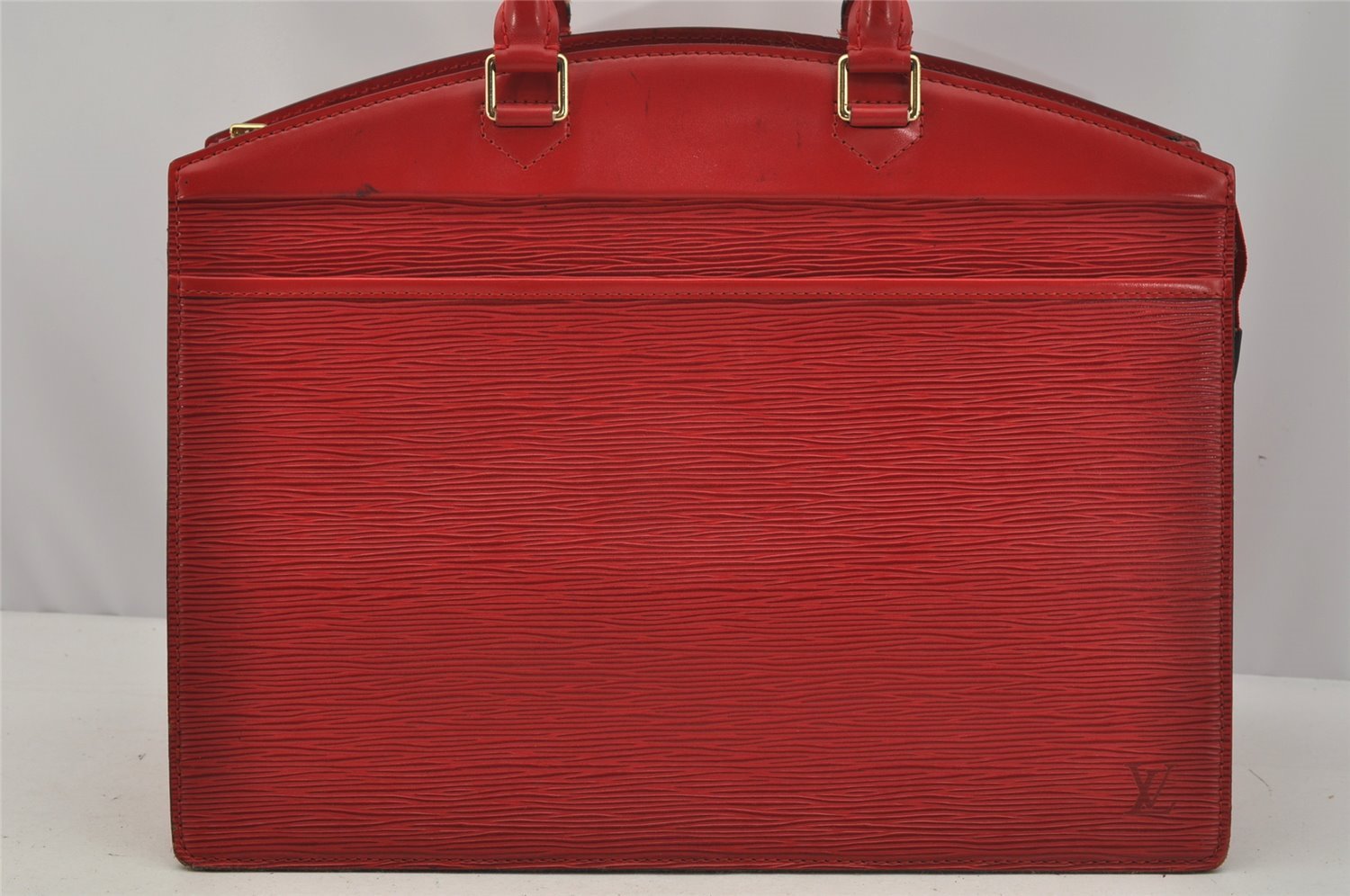 Authentic Louis Vuitton Epi Riviera Hand Bag Red M48187 LV Junk 1030J