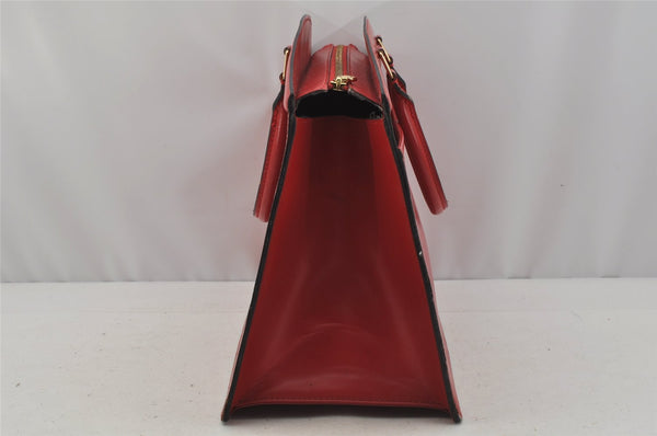 Authentic Louis Vuitton Epi Riviera Hand Bag Red M48187 LV Junk 1030J