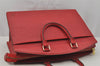 Authentic Louis Vuitton Epi Riviera Hand Bag Red M48187 LV Junk 1030J