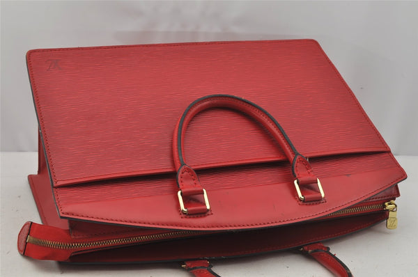 Authentic Louis Vuitton Epi Riviera Hand Bag Red M48187 LV Junk 1030J
